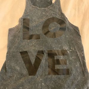 Flywheel branded work out tank top